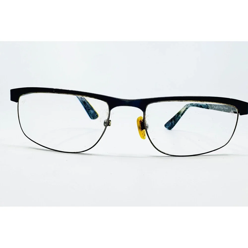 3M Attitude 4 Safety Glasses Mens Blue Z87-2+ Semi-Rimless Metal Frame 135mm